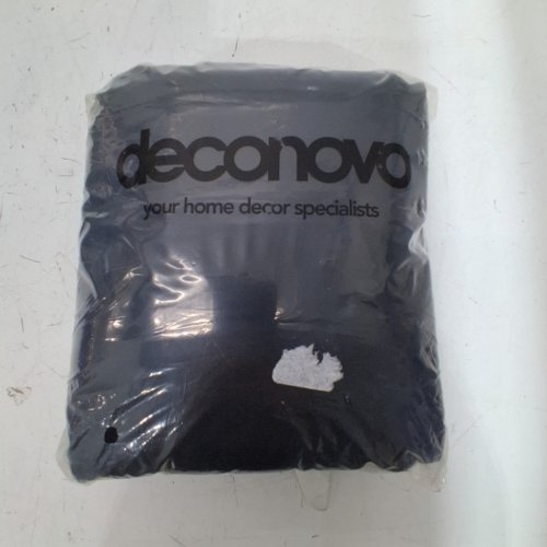 (2 PANEL SET) DECONOVO THERMAL INSULATED GROMMET TOP BLACKOUT CURTAINS - 55" X 63" - BLACK image 2