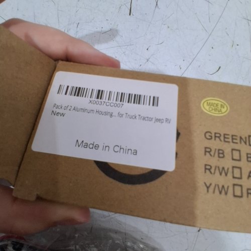 2PK LED TRUCK TRAILER LIGHTS - 6" - AMBER image 2