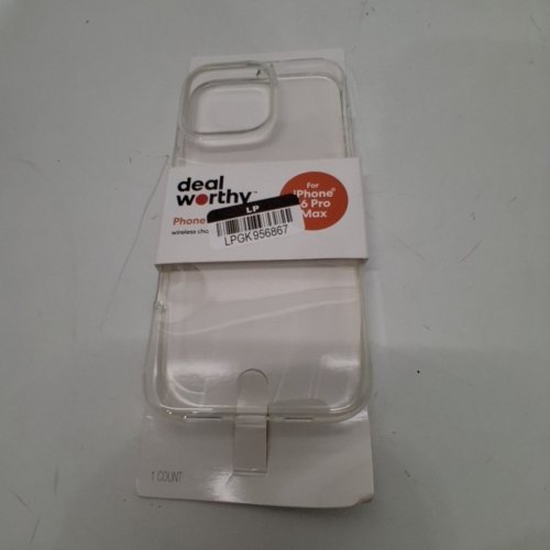 DEALWORTHY PHONE CASE FOR IPHONE 16 PRO MAX - CLEAR image 2