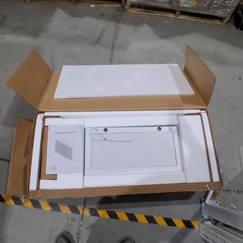 HASUIT 3 DOOR MEDICINE CABINET WITH LED MIRROR AND POWER OUTLETS - 39" X 24" X 6" - WHITE - (MODEL: AJ-DJ504965_3) image 2