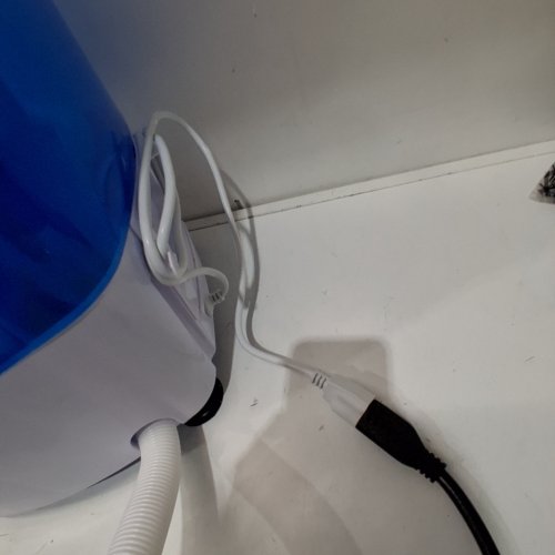 COSTWAY PORTABLE MINI WASHING MACHINE - 5.5LBS CAP - 110V - BLUE/WHITE (MODEL: FP10964US-BL/FP10964US XPB25-848B) image 2