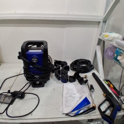 WESTINGHOUSE ELECTRIC PRESSURE WASHER WITH ANTI-TIPPING TECHNOLOGY & SOAP TANK - 2500PSI - 1.76GPM - BLUE/BLACK - (MODEL: EPX3500) image 3