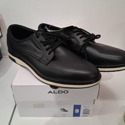 MENS ALDO CASUAL HYBRID DRESS SHOE - SIZE 10 - BLACK (STYLE: 1988328) image 2