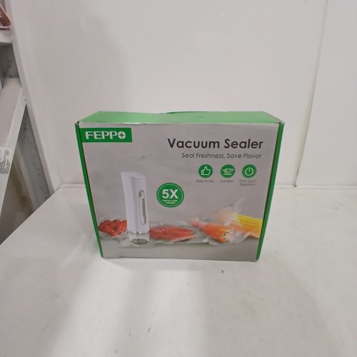 FEPPO HANDHELD PORTABLE WIRELESS VACUUM SEALER WITH 30 BAGS - 15 SMALL, 15 MEDIUM - WHITE (MODEL: ZB-S30) image 2
