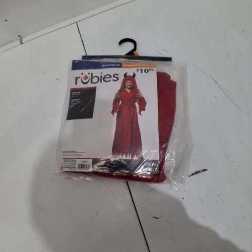 KID'S RUBIES DEVIL COSTUME - MEDIUM - RED (STYLE: DEVIL) image 3
