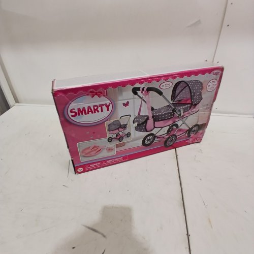 BAYER SMARTY - DOLL STROLLER - GREY/PINK image 4