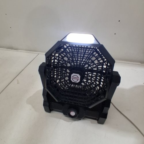 OUTDOOR PORTABLE CORDLESS FAN - 6W - BLACK (MODEL: X3) image 2