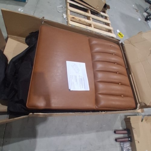 DHP PIN TUFTED FUTON SOFA BED - 81.5" X 34" X 34" - CAMEL (MODEL:2459309) image 4
