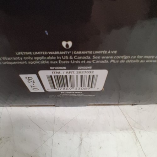 2PC CONTIGO WEST LOOP STAINLESS STEEL TRAVEL MUG - 473ML - BLACK/GREEN (MODEL: 2027032) image 3