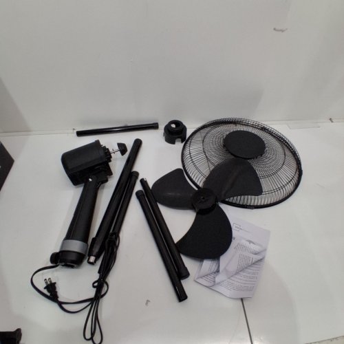 MAINSTAYS 3-SPEED OSCILLATING STANDING FAN - 16" - BLACK (MODEL: SF3-40E) image 3