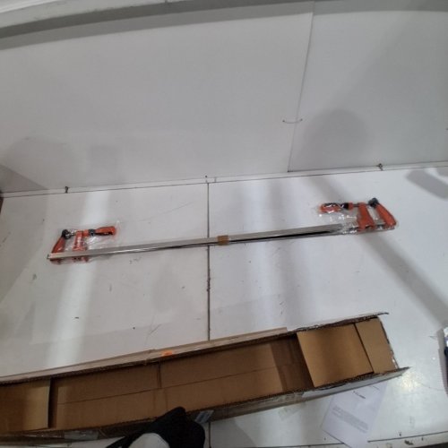 2PK VEVOR BAR F-CLAMP - 36" JAW OPENING - ORANGE (MODEL: ‎F600-36) image 2