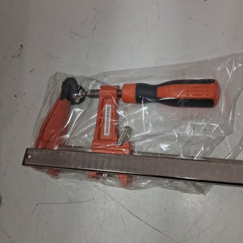 2PK VEVOR BAR F-CLAMP - 36" JAW OPENING - ORANGE (MODEL: ‎F600-36) image 3