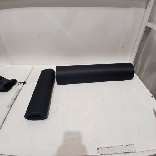 2PC ENJOYARD DARTBOARD T-SHAPED FLOOR MAT - BLACK image 2