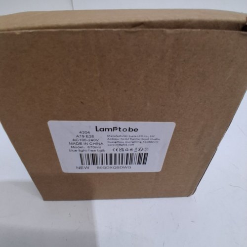 2PK LAMPTOBE LED SLEEP LIGHT BULBS - A19 - E26 - 9W - RED image 3
