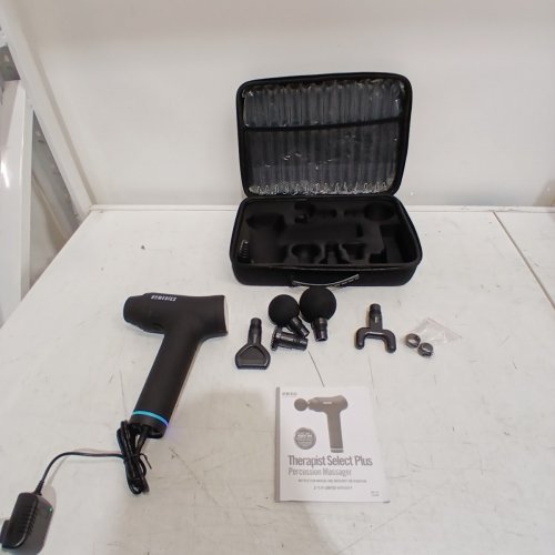 HOMEDICS THERAPIST SELECT PLUS PERCUSSION MASSAGE GUN, DEEP TISSUE TRIGGER POINT MASSAGER FOR SPORTS AND ATHLETES - MUSCLE RECOVERY - BLACK (MODEL: HHP-745/1479407) image 2