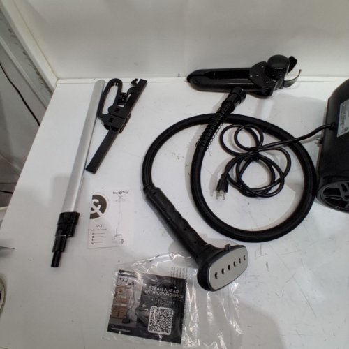 TRUE & TIDY® HEAVY-DUTY COMMERCIAL INDUSTRIAL STANDING GARMENT STEAMER FOR CLOTHES - 1800 WATT - BLACK - (MODEL: SX3 ) image 8