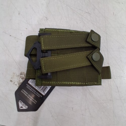 CONDOR DOUBLE PISTOL MAG POUCH - 5" X 4" - OLIVE DRAB (MODEL: MA23-001) image 4