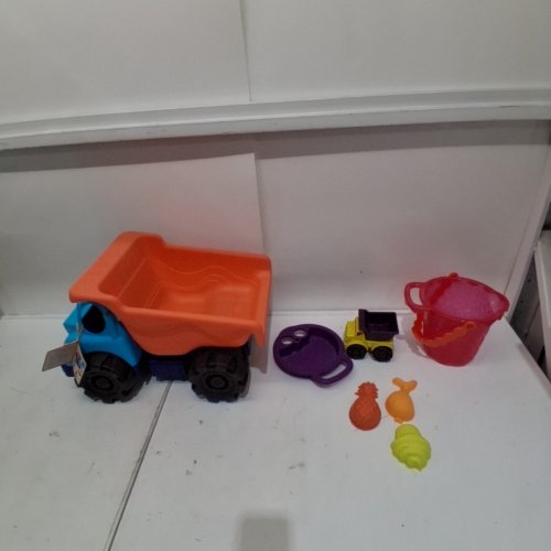 7PC B. TOYS KID'S LARGE DUMP TRUCK & SANDBOX TOYS - MULTI-COLOUR (MODEL: BX2258Z) image 2