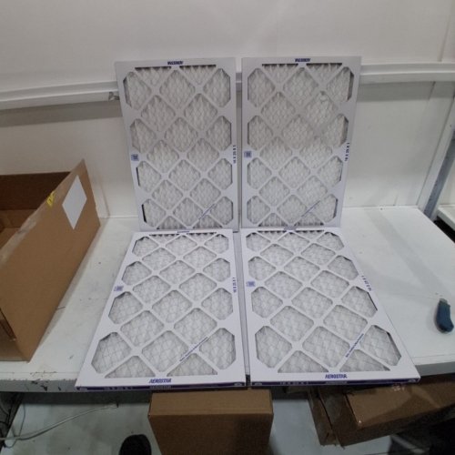 AEROSTAR MERV 8 PLEATED AIR FILTER - 16" X 25" X 1" - WHITE image 2