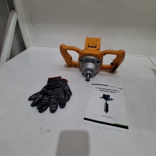 K68 BRUSHLESS MOTOR LITHIUM ICE AUGER - 42V - YELLOW *TOOL ONLY* image 2