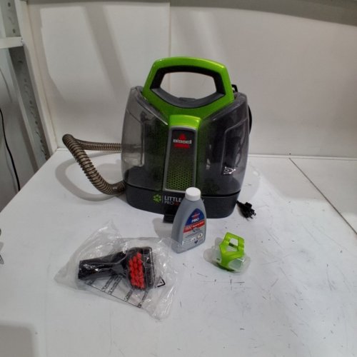 BISSELL LITTLE GREEN PORTABLE DEEP CLEANING VACUUM - 37OZ TANK MAX - GREEN/GREY (MODEL : 2513B) image 3