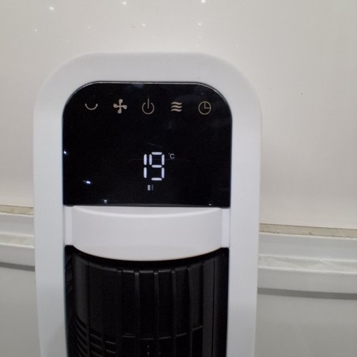 OMNIBREEZE PREMIUM 38" OSCILLATING TOWER FAN WITH WIFI CONTROL, 5-SPEEDS & REMOTE - WHITE/BLACK (MODEL: 5333021/DC2313R-G) image 2