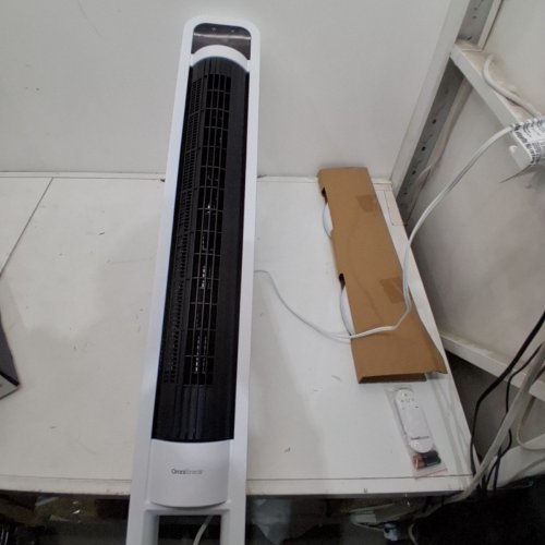 OMNIBREEZE PREMIUM 38" OSCILLATING TOWER FAN WITH WIFI CONTROL, 5-SPEEDS & REMOTE - WHITE/BLACK (MODEL: 5333021/DC2313R-G) image 3