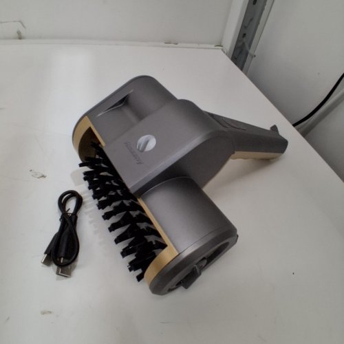 AMZANY ELECTRIC GRILL BRUSH WITH ACCESSORIES - SILVER/GOLD (MODEL: MY-518) image 4
