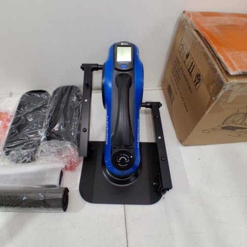 LIFEPRO FLEXSTRIDE LOW-IMPACT UNDER-DESK ELLIPTICAL FITNESS MACHINE - BLACK/BLUE (MODEL#: LP-FLXSTPLS-BLU) image 3