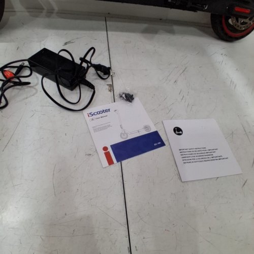 ISCOOTER ELECTRIC SCOOTER - 350W, 36 V, 7.5 AH - BLACK (MODEL: I9) image 4