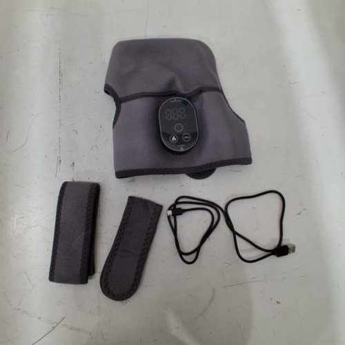 CHARGEABLE HEATED KNEE BRACE AND MASSAGER WITH 6 HEATING LEVELS - GREY image 3