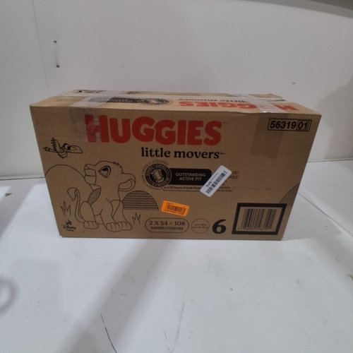 108PK HUGGIES® LITTLE MOVERS DIAPERS - SIZE 6 image 3