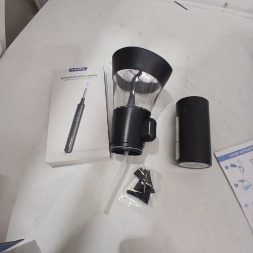 KAUGIC EAR WAX REMOVAL KIT WITH CAMERA - 140 ML WATER TANK- BLACK (MODEL: EC005) image 3