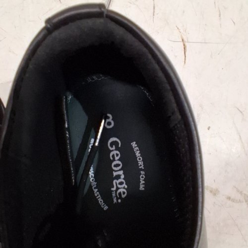 MEN'S GEORGE LACE-UP DRESS SHOES - SIZE 8 - BLACK (STYLE: 11LOUY17) image 4