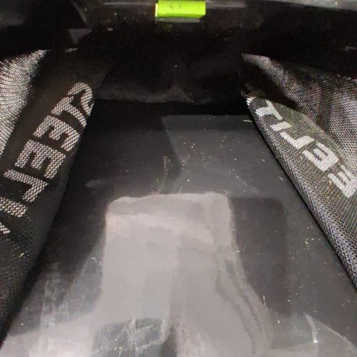 STEELITE CORDLESS HEIGHT ADJUSTABLE 5-POSITION ELECTRIC LAWN MOWER WITH 8GAL GRASS BAG / BATTERY & CHARGER - 13'' - GREEN/BLACK (MODEL: ‎DG500 ) image 4
