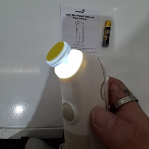 GROWNSY BABY ELECTRIC NAIL TRIMMER - WHITE image 2