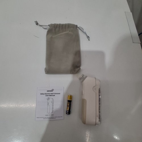 GROWNSY BABY ELECTRIC NAIL TRIMMER - WHITE image 3