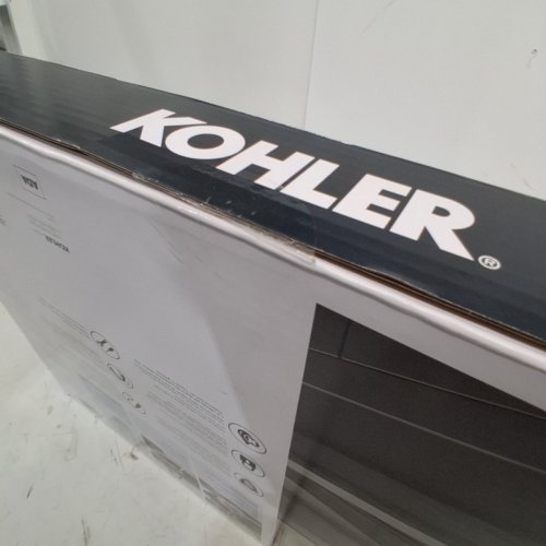 KOHLER GUILD PULL-DOWN KITCHEN SINK FAUCET WITH THREE-FUNCTION SPRAYHEAD - 17" X 9" - BLACK (MODEL: 1806352) image 3