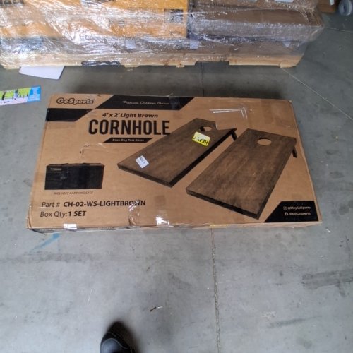 GOSPORTS REGULATION SIZE WOODEN CORNHOLE BOARDS SET - 2FT X 4FT - LIGHT BROWN (MODEL: CH-02-WS-LIGHTBROWN) image 4