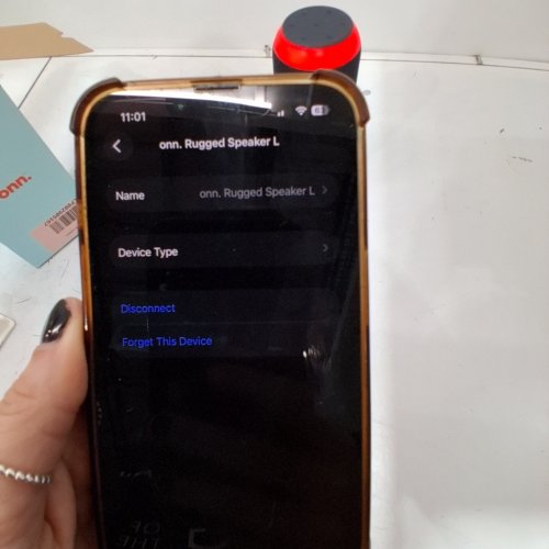 ONN. LARGE RUGGED BLUETOOTH SPEAKER WITH LED LIGHTING - BLACK image 3