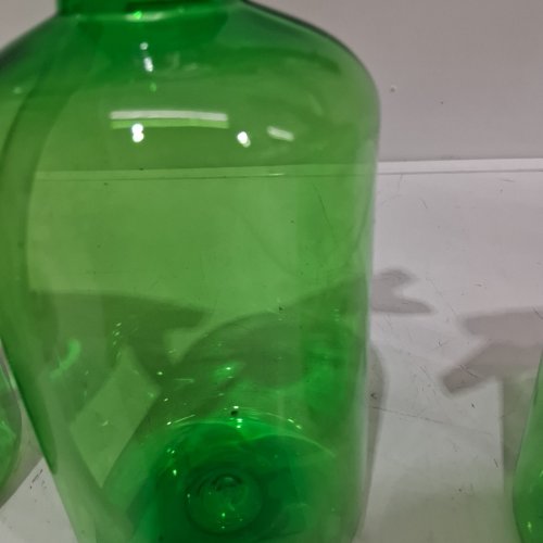 6 PLASTIC SPRAY BOTTLES - 16OZ - GREEN/BLACK image 6