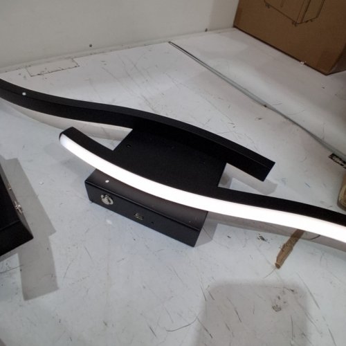 2PK CANOE LED WALL SCONCES - BLACK (ITEM: 8238WL-24GD-EL-2P) image 7