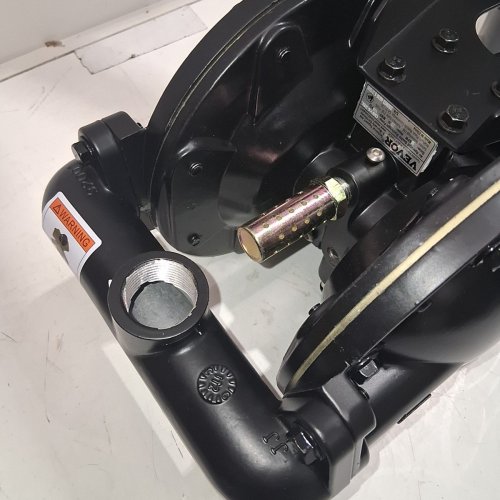VEVOR AIR OPERATED DOUBLE DIAPHRAGM PUMP, 1" INLET OUTLET FOR CHEMICAL INDUSTRIAL USE, 35 GPM, MAX 120 PSI, BLACK, (MODEL:QBY4-25LF46) image 3