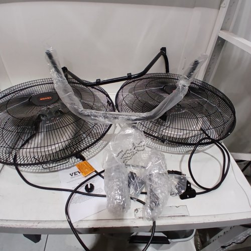 2PK XCITY 3-SPEED METAL INDUSTRIAL FLOOR FAN - 20" - BLACK (MODEL: HIFANXFLOOR20) image 4