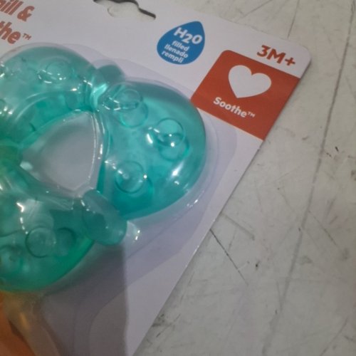 3PK INFANTS BRIGHT STARTS CHILL & TEETHE TEETHING CHEWS - AGE 3 MONTHS+ - GREEN,BLUE,ORANGE image 2