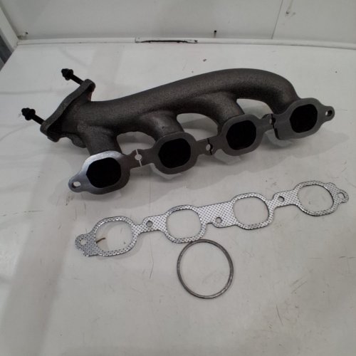 A-PREMIUM RIGHT DRIVER SIDE EXHAUST MANIFOLD KIT WITH GASKETS & HARDWARE FOR SELECT MODELS - GREY image 4