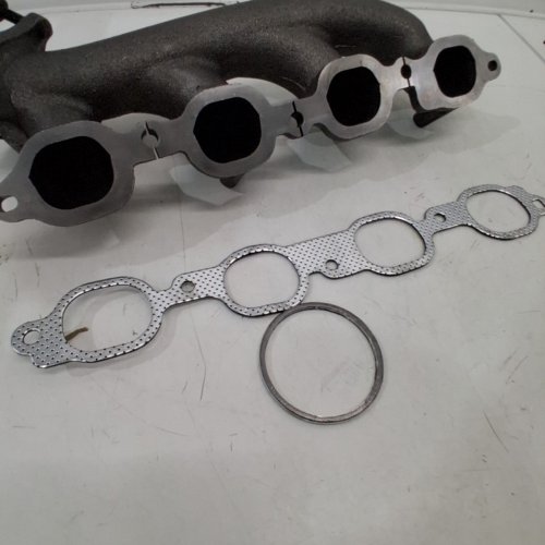 A-PREMIUM RIGHT DRIVER SIDE EXHAUST MANIFOLD KIT WITH GASKETS & HARDWARE FOR SELECT MODELS - GREY image 5