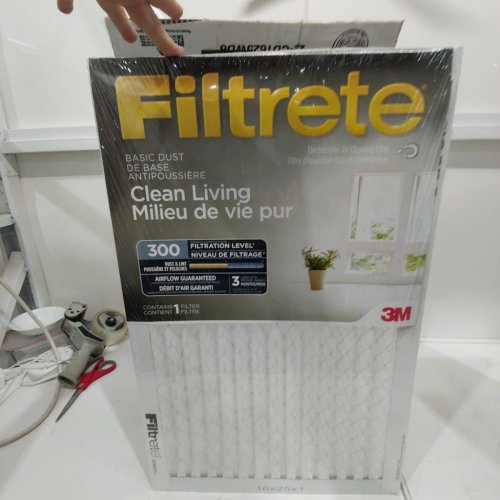 6PK FILTRETE FURNACE FILTER MPR 300 MERV 5 CLEAN LIVING BASIC DUST 3-MONTH AIR FILTERS - 16'' X 20''X 1'' - image 2