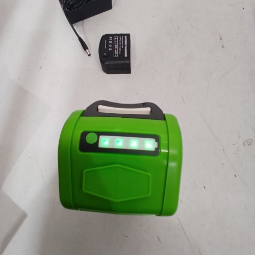 REPLACEMENT BATTERY FOR GREENWORKS TOOLS WITH CHARGER - 40V - GREEN/BLACK image 3