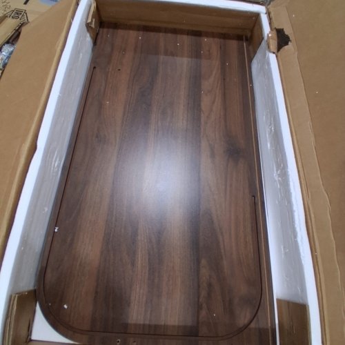 IRONCK TAMBOUR DOOR CAT LITTER BOX ENCLOSURE - 24.6" X 35.4" X 19.7" - BROWN (MODEL: HK-FZCT-01) image 7